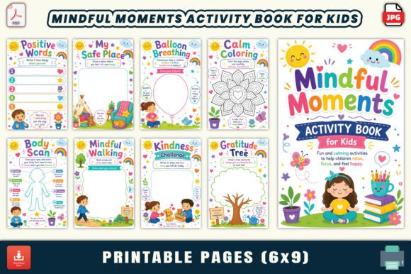 Download Mindful Moments Activity Book for Kids - K Collection