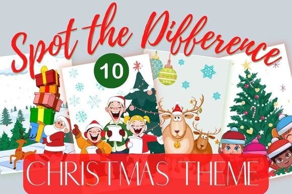 Download Spot the Differences Xmas Kids Activity - K Collection