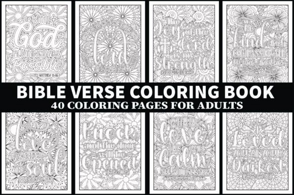 Download Bible Verse Coloring Book - Kdp Interior - K Collection