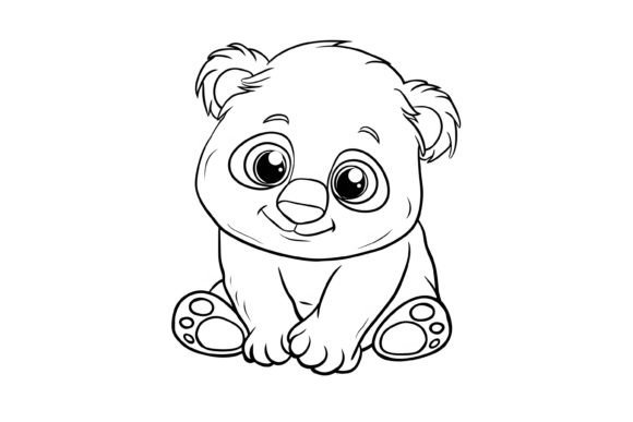 Download Panda Coloring Page for Kids - K Collection