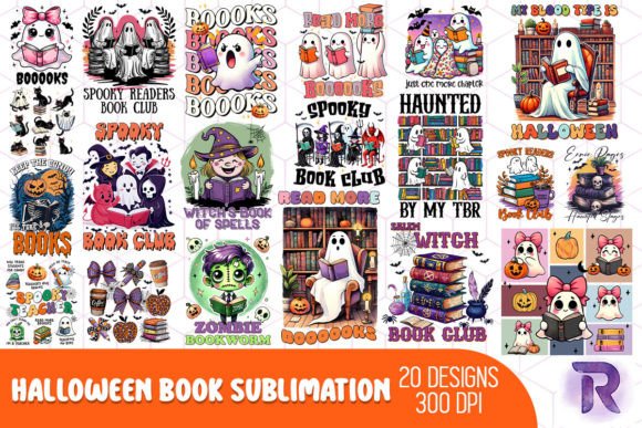 Download Halloween Book Sublimation Bundle - K Collection