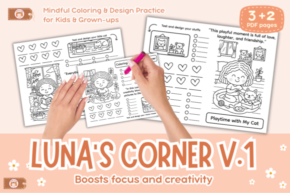 Download Coloring Practice Worksheets Luna Corner - K Collection