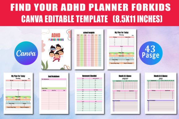 Download ADHD Planner for Kids - K Collection