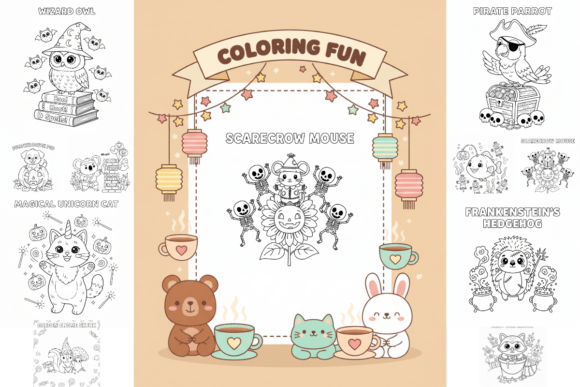 Download Coloring Fun Coloring Pages Pack - K Collection