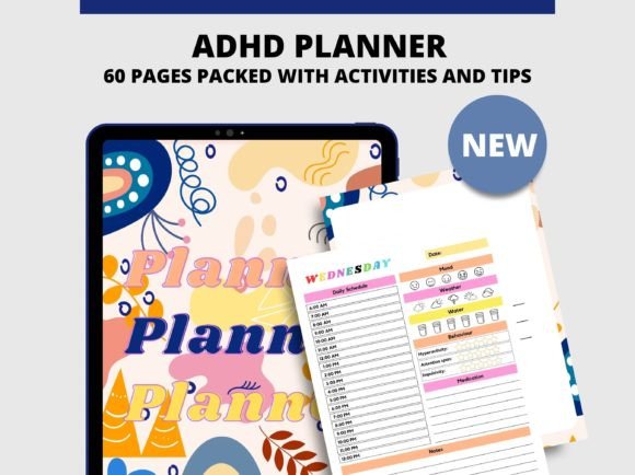 Download ADHD Planner for Kids, Edit in Canva - K Collection