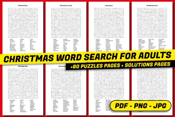 Download CHRISTMAS WORD SEARCH BOOK for ADULTS - K Collection