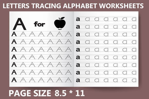 Download Letters Tracing Alphabet Worksheets - K Collection
