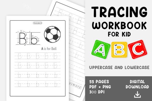 Download Alphabet Writing Practice Book Kids 3-5 - K Collection