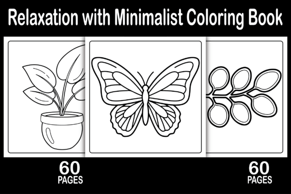 Download Relaxation with Minimalist Coloring Book - K Collection