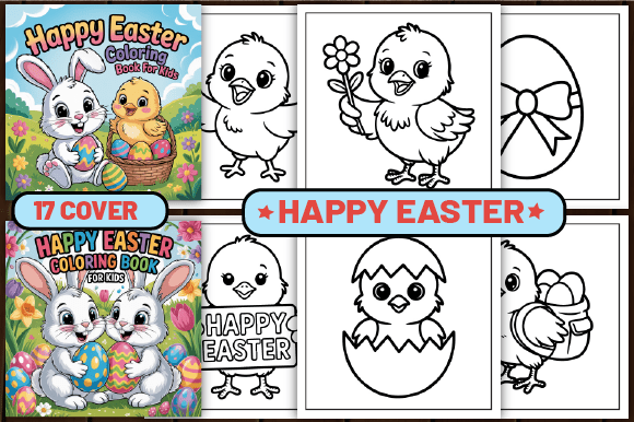Download 77 Happy Easter Coloring Pages for Kids - K Collection