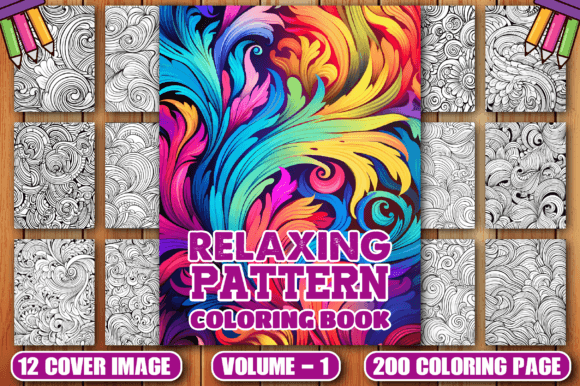 Download 200 Relaxing Pattern Coloring Pages -KDP - K Collection