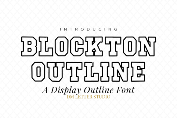 Download Blockton Outline - K Collection