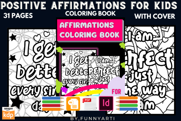 Download Affirmations Coloring Book for Kids - K Collection