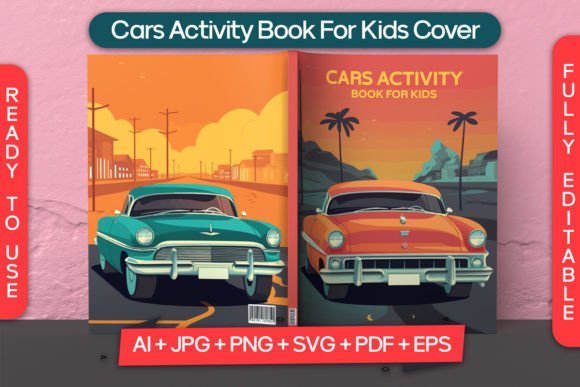Download Cars Activity Book Cover for Kids - K Collection