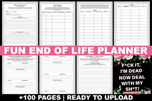 Download End of Life Planner KDP Interior - K Collection