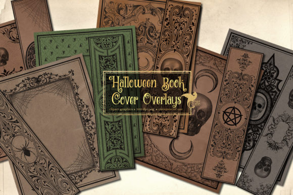 Download Halloween Book Cover Overlays - K Collection