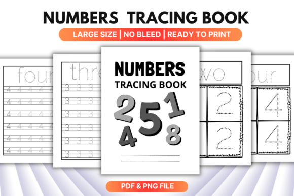Download Numbers Tracing Book for Kids - K Collection