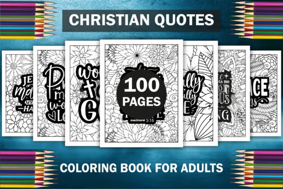 Download 100+ Christian Quotes Coloring Book -kdp - K Collection