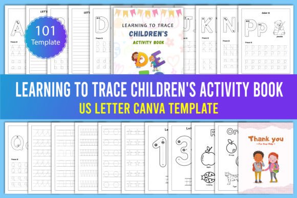 Download Learning to Trace Kids Activity Book - K Collection
