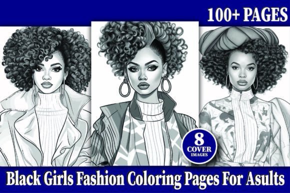 Download 100 Black Girls Fashion Coloring Pages - K Collection