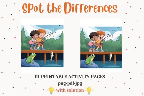 Download Spot the Differences Worksheet for Kids - K Collection