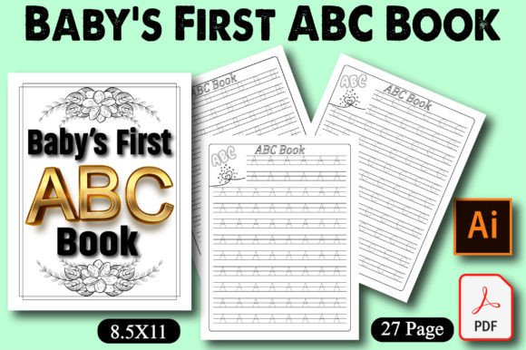 Download Baby's First ABC Book KDP Interior - K Collection