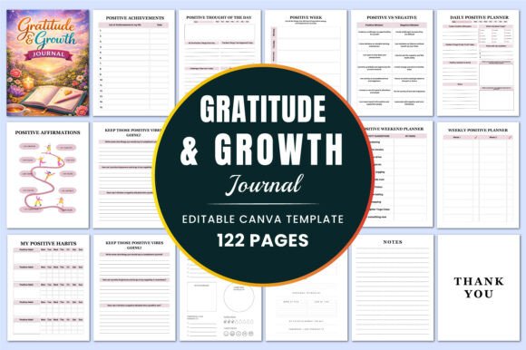 Download Gratitude &amp; Growth Journal KDP Interiors - K Collection