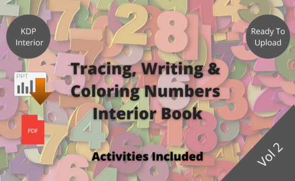 Download KDP Tracing, Writing &amp; Coloring Numbers V.2 - K Collection