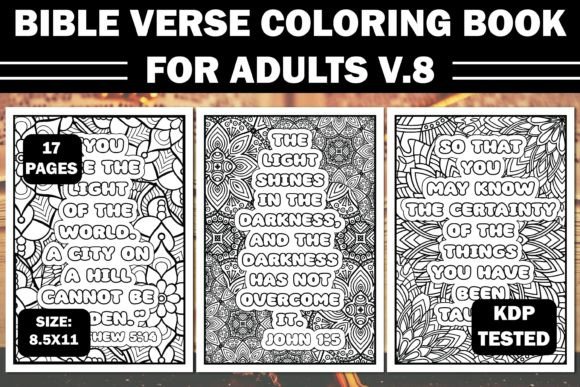 Download Bible Verse Coloring Book for Adults V.8 - K Collection