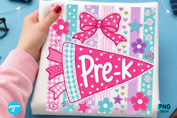 Download Pre-K Coquette Back to School Shirt Png - K Collection