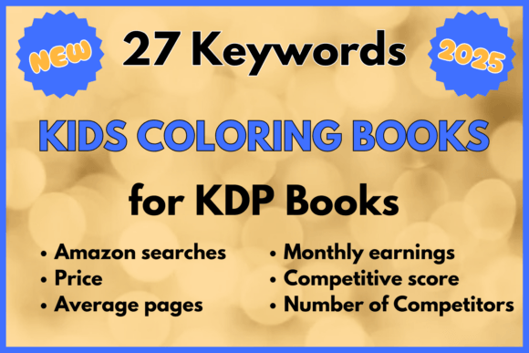 Download Kids Coloring Books KDP Keywords - K Collection