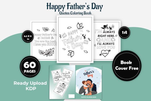 Download Happy`s Father Day Quotes Coloring Book - K Collection