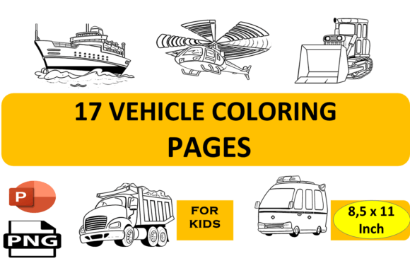 Download Vehicle Coloring Book for Kids Kdp - K Collection