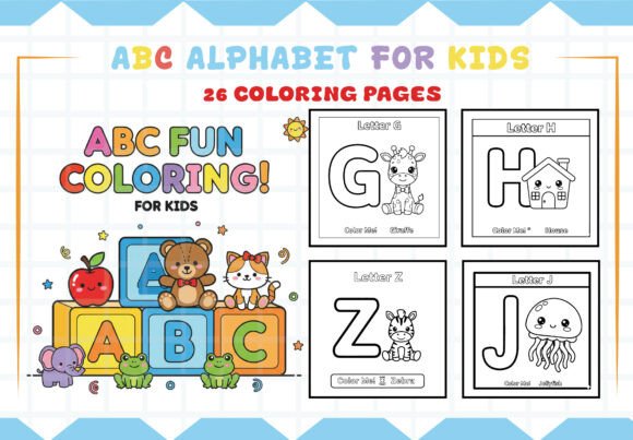 Download ABC Alphabet Coloring Pages for Kids - K Collection