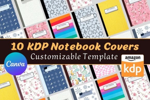 Download Composition Notebook Covers Bundle ⋆ KDP - K Collection