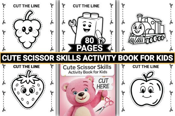 Download Cute Scissor Skills Activity Book - K Collection