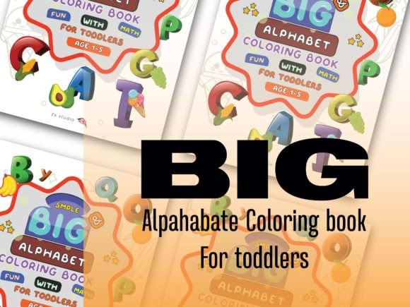 Download Big-Alphabet Coloring and Activity Book - K Collection