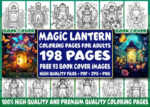 Download 198 Magic Lantern Coloring Pages - KDP - K Collection