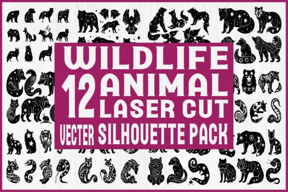 Download Wildlife Animal Silhouette SVG Pack - K Collection