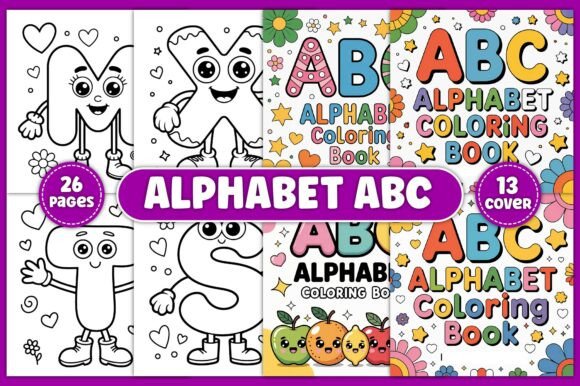 Download ABC Alphabet Coloring Pages for Kids - K Collection