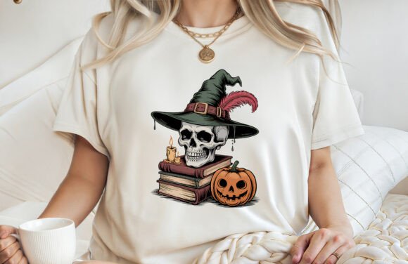 Download Halloween Book Lover T-shirt Design PNG - K Collection