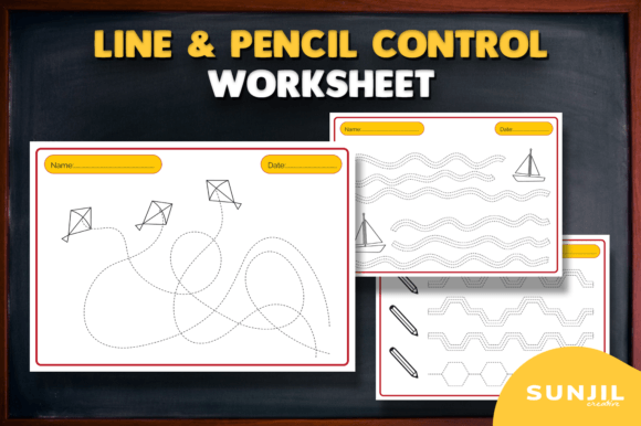 Download Pencil Control Activity Workbook 03 - K Collection