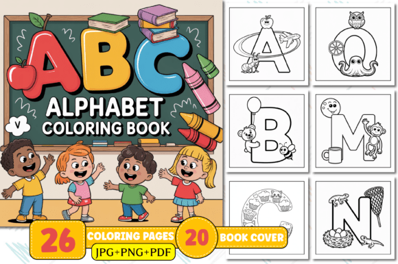 Download Easy Alphabet Coloring Book for Kids - K Collection