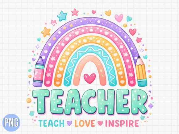 Download Kindergarten Teacher Rainbow School PNG - K Collection