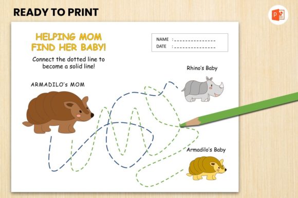 Download Tracing Book Animal for Kids - Armadillo - K Collection