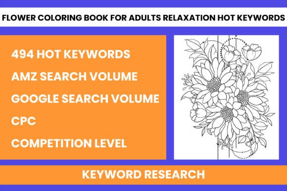 Download Flower Coloring Book for Adults Relax - K Collection