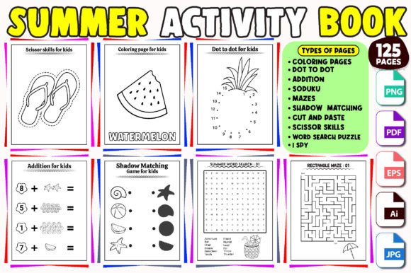 Download Summer Activity Book for Kids - K Collection