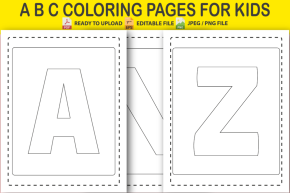 Download (a to Z) ABC COLORING PAGES for KIDS - K Collection