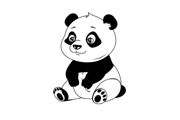 Download Panda Coloring Page for Kids - K Collection