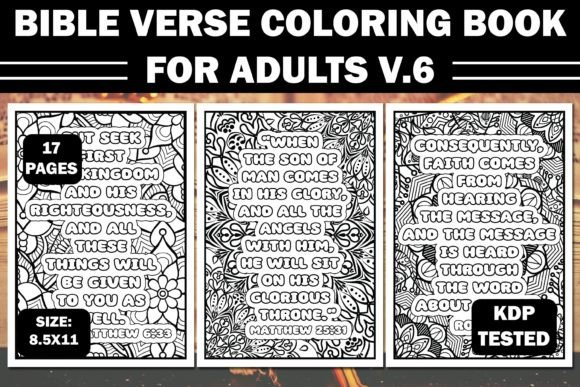 Download Bible Verse Coloring Book for Adults V.6 - K Collection